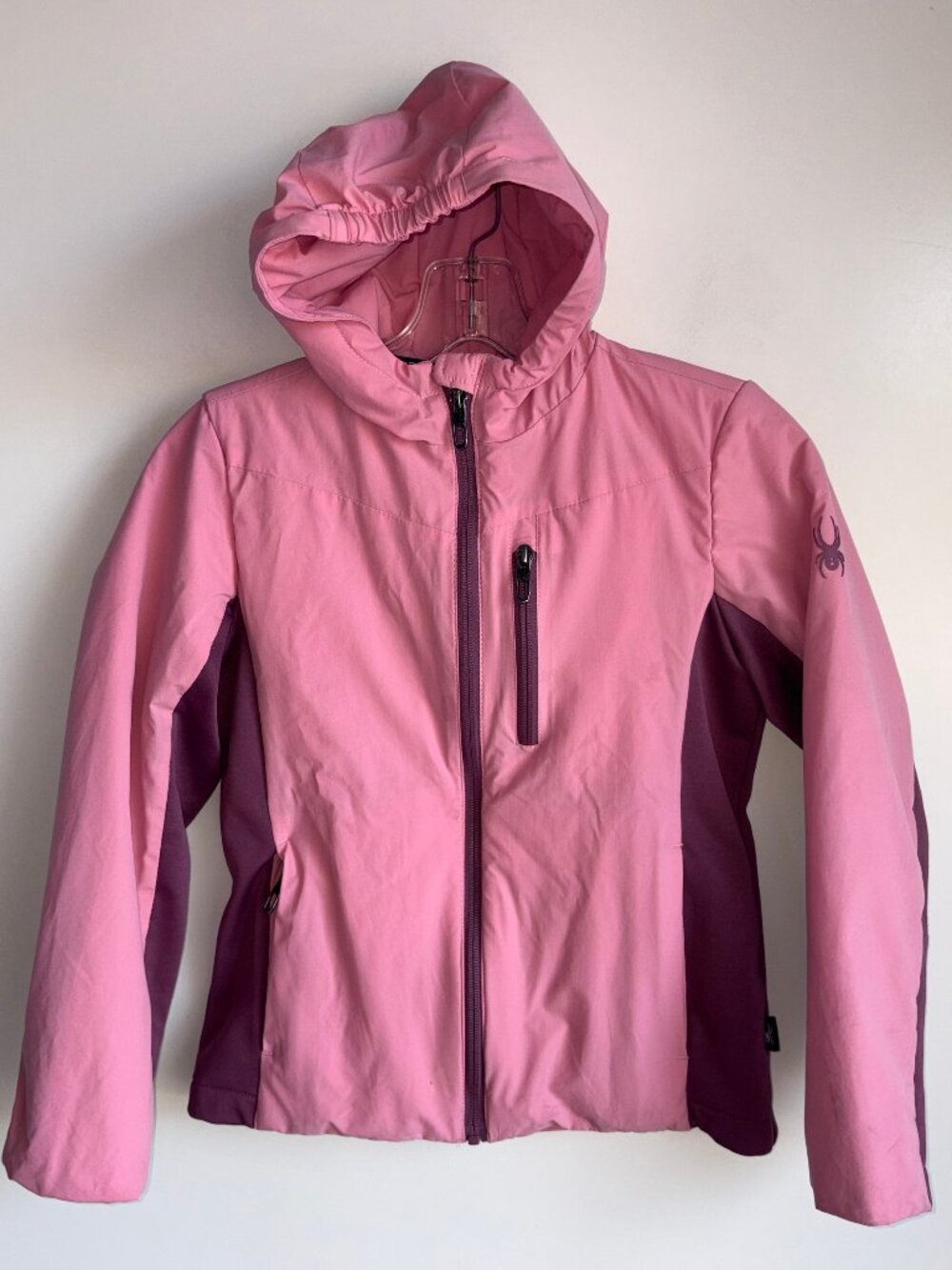 SPYDER Girls Jacket Size Small (7/8) Pink